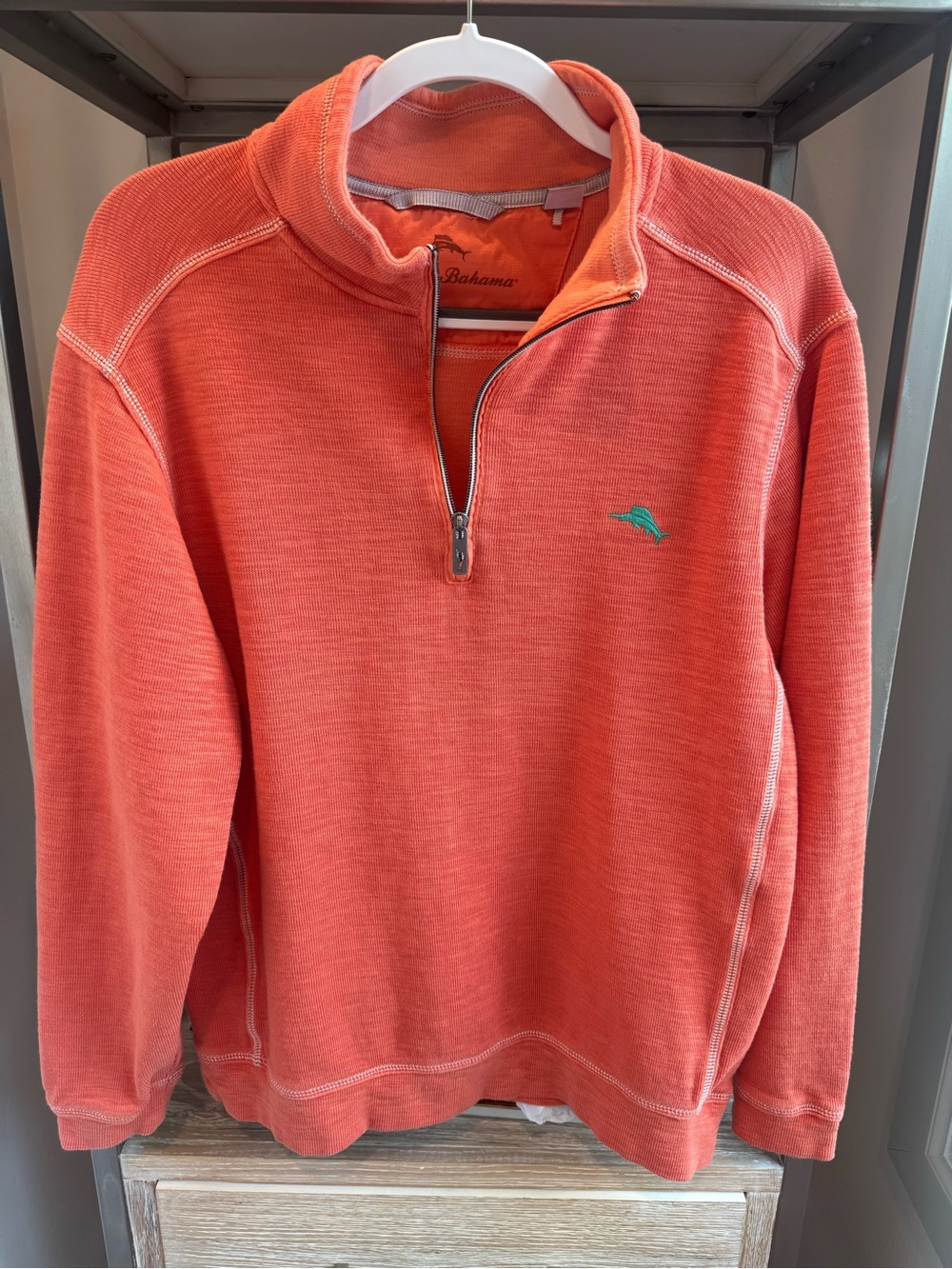 Tommy Bahama Coral Half-Zip Pullover